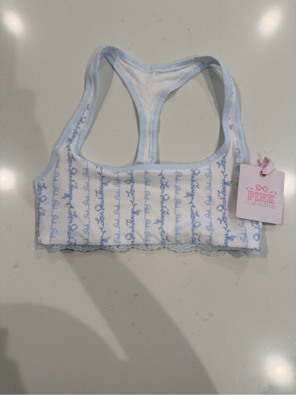 NWT Victoria’s Secret PINK x LoveShackFancy Bralette XS